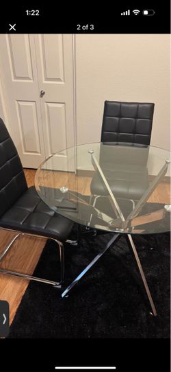 4 leather chairs
