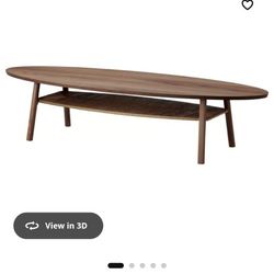Wooden Ikea Stockholm Coffee Table 
