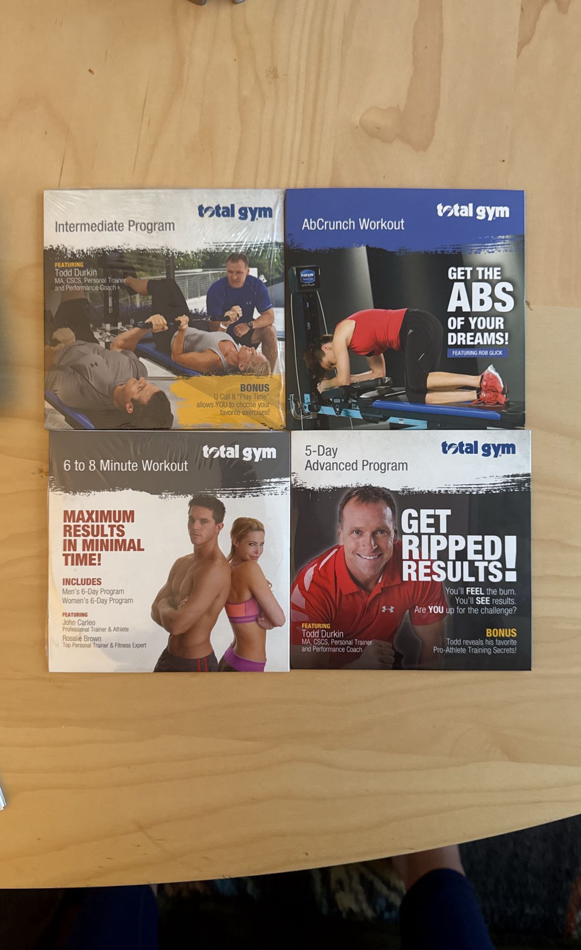 8 Total Gym CD’s