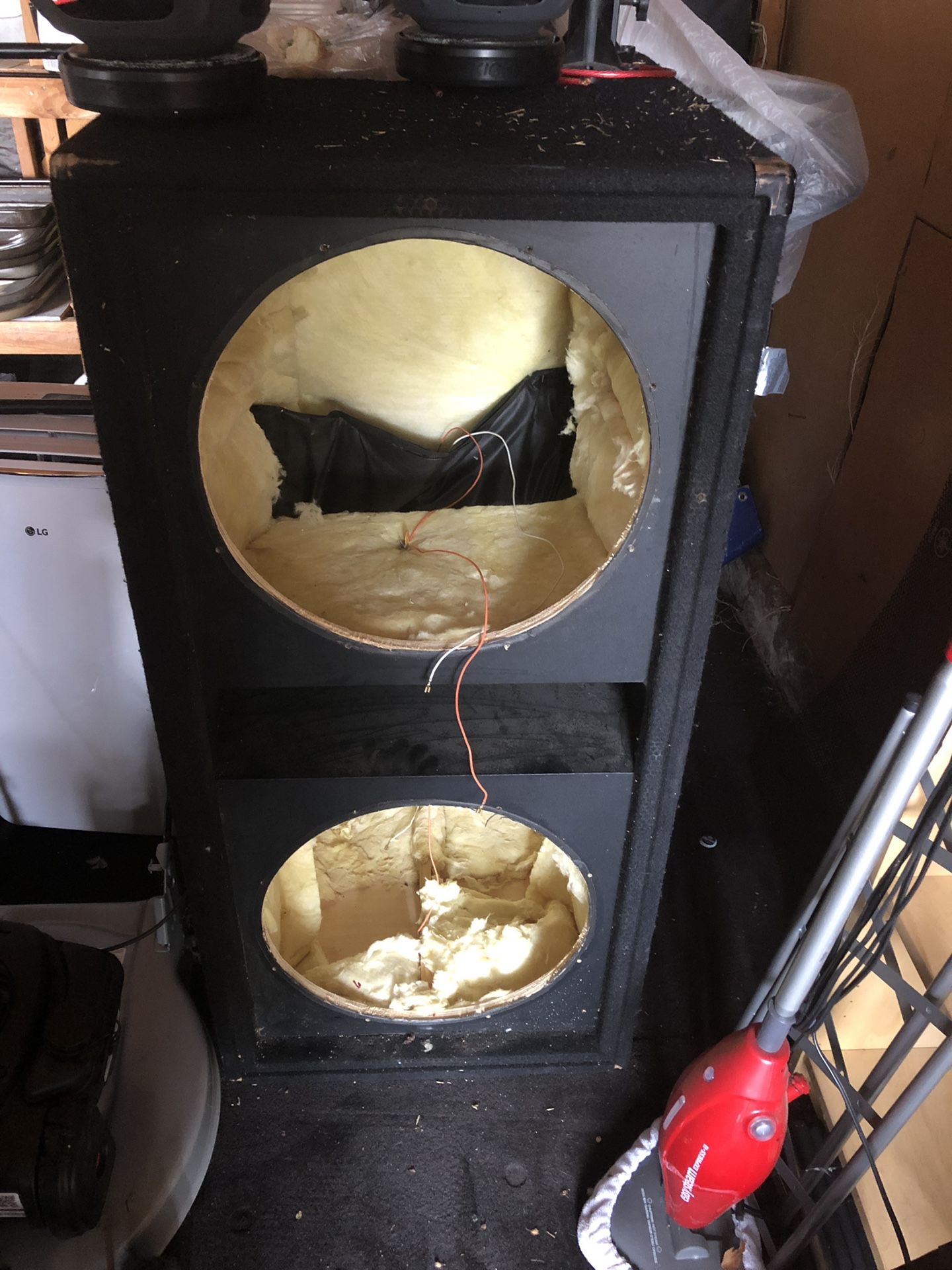 EMPTY YAMAHA SW218 DUAL 18” SUBWOOFER ENCLOSURE
