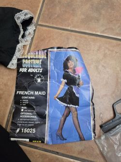 French Maid Costume Womens - One Size (Fits S-M) - Rubies