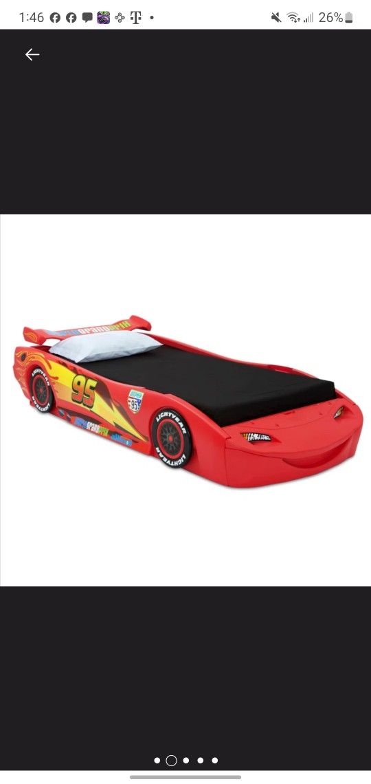 Lightning McQueen Twin Toddler Bed