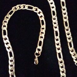 Men's Gold Plated Jewelry Set.😎
