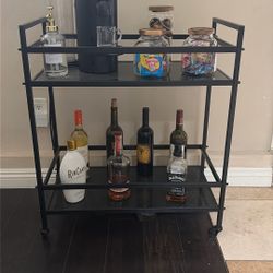 Black Bar Cart 