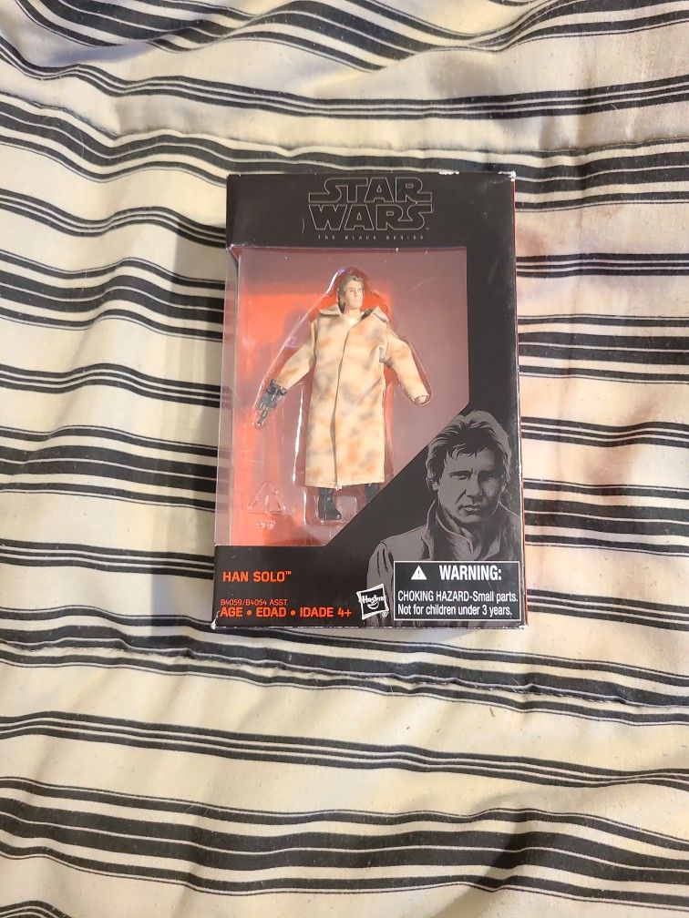 NIB Star Wars Han Solo The Black
Edition Action Figure
