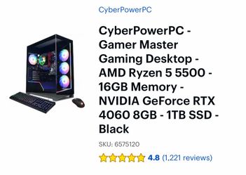 CyberPowerPC - Gamer Master Gaming Desktop