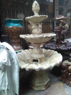 Cement water fountain