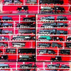 N gauge electric train hoard in Kent