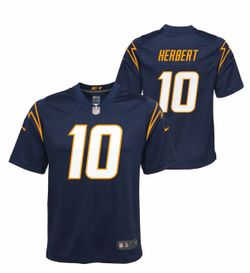 Nike Youth Large NFL Los Angeles Chargers Justin Herbert #10 Football Jersey