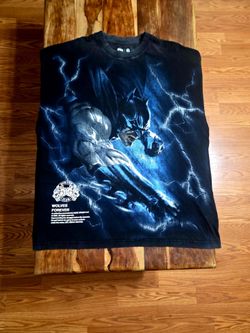 Darc Sport/Batman Men's "Knight Crusade" Vintage Black Washed Premium Tee.  Size XL