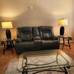 End Tables, Coffee Table, Lamps For Sale