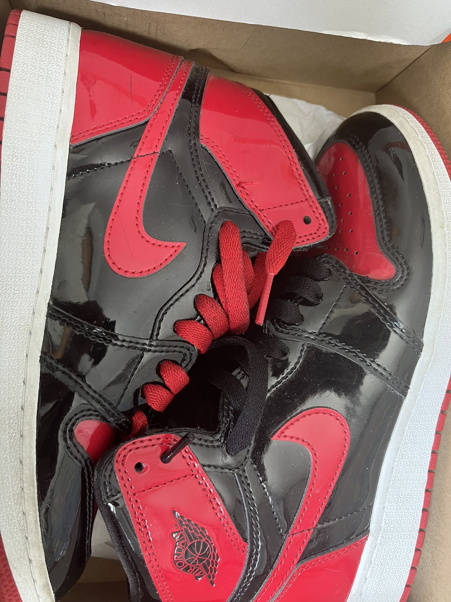 Nike Air Jordan 1s Patent Bred