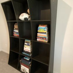 Beautiful Black Modern Bookcase 