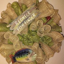 Fishing Wreath 