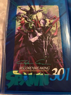 Spawn 301 signed by Clayton Crain