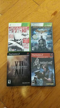 Xbox 360 and PS2 games