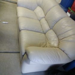 Portable Leather Couch White Comfortable Leather Couch