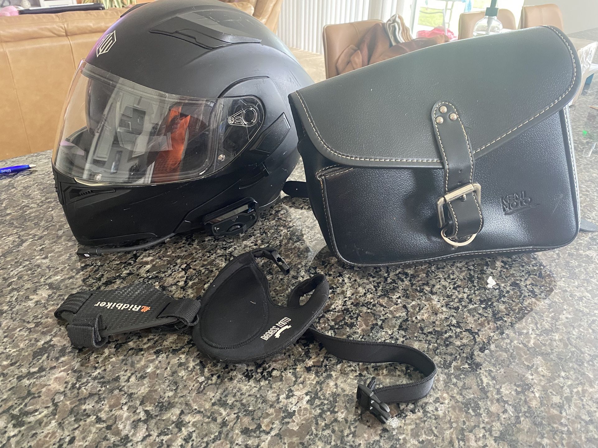 ILM Helmet With Cardo Bluetooth Motorcycle Accessories  