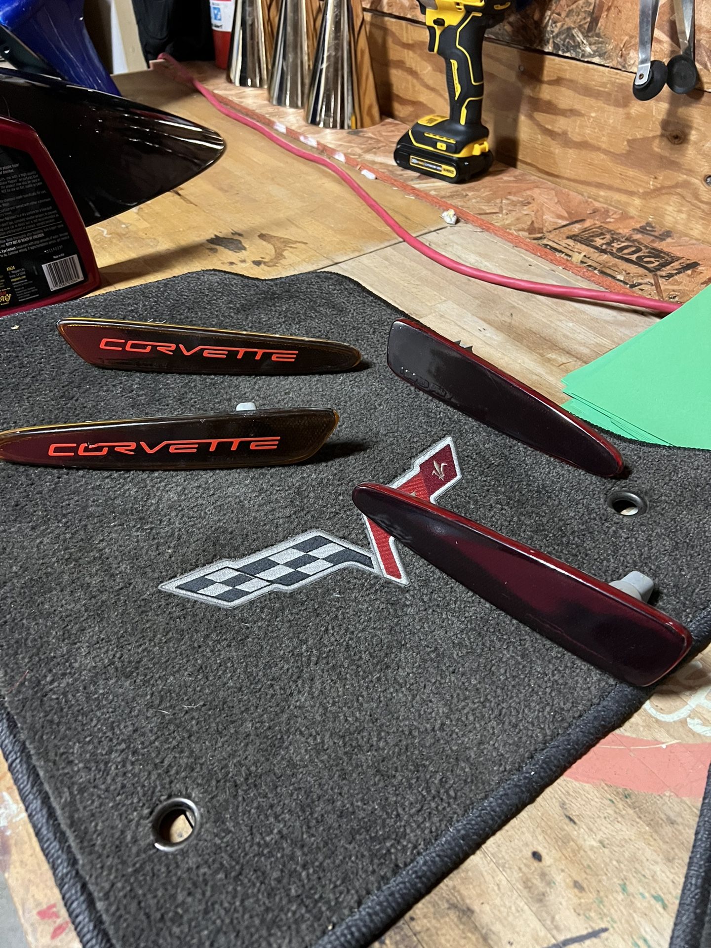 2005-2013 Chevy Corvette Side Markers Tinn