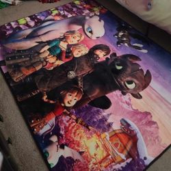 Dreamworks How To Train Your Dragon Rug