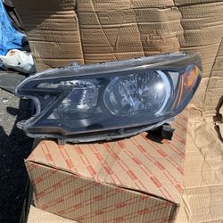 HONDA CRV CR-V HEADLIGHT LEFT DRIVER SIDE 2012 2013 2014 HALOGEN OEM