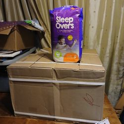 Many Packs Of Sleep Overs 12 Count Packs Of Pullups