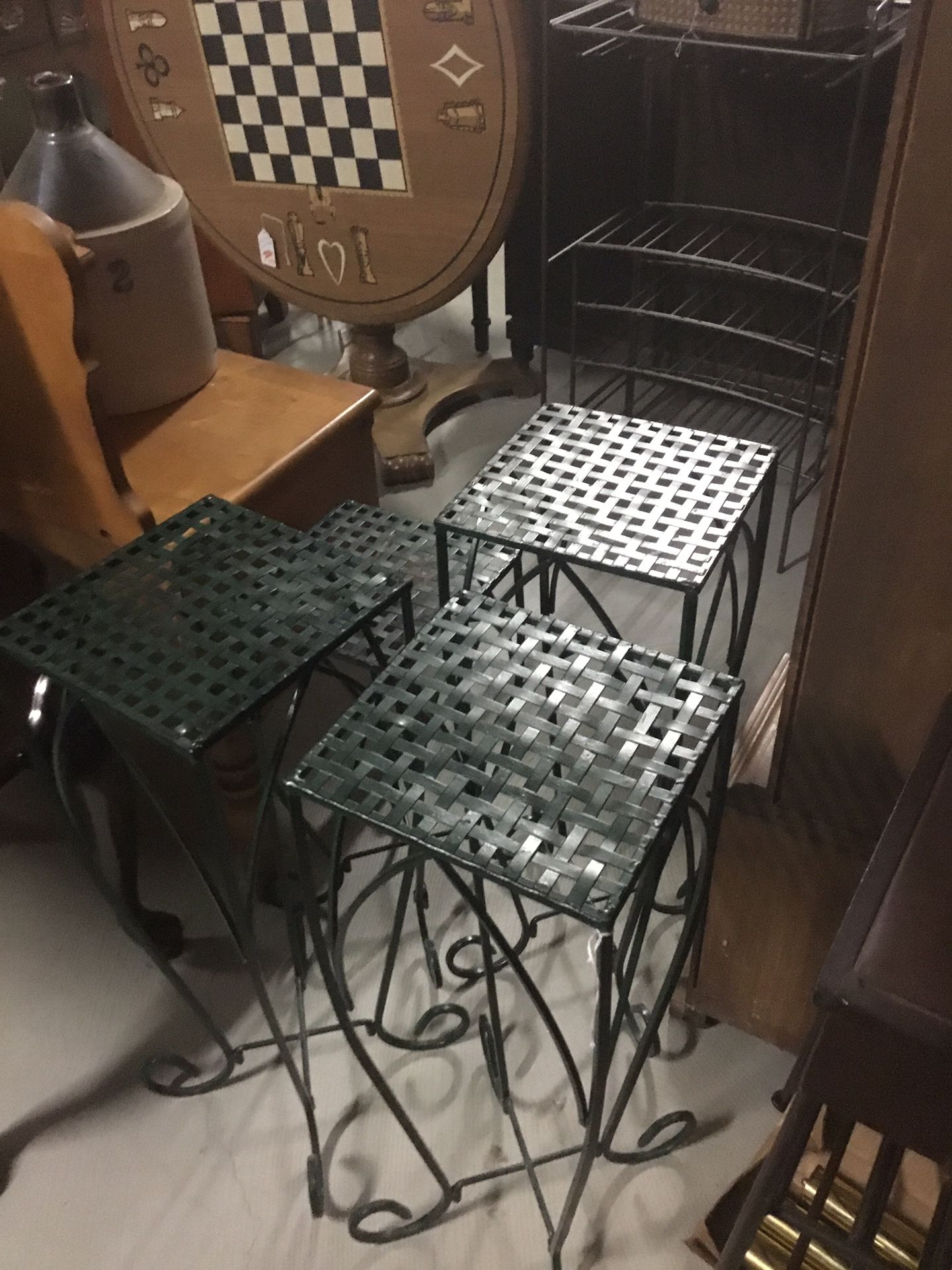 Metal plant stands (sold separately)