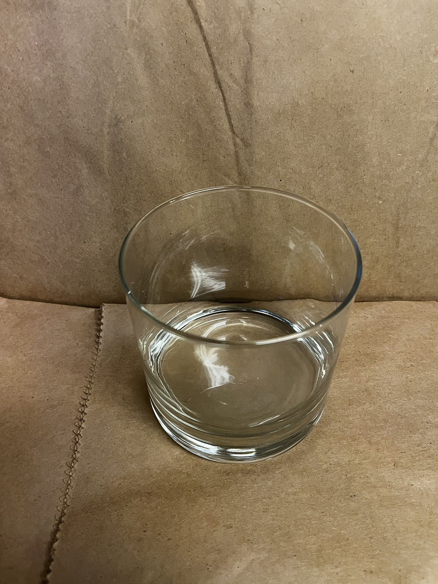 4”x4” Cylinder Glass Crystal Vases 