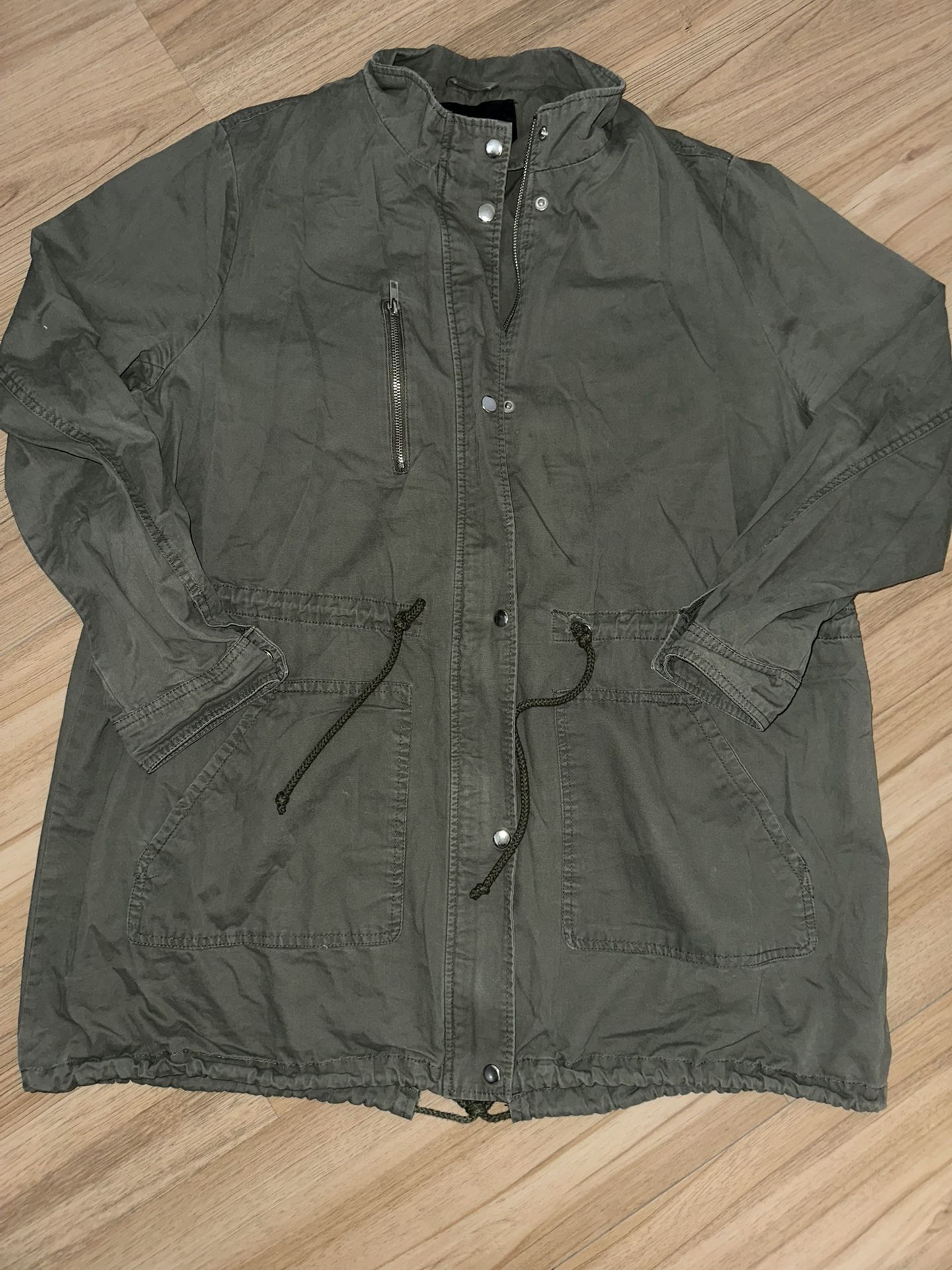 Forever 21 3X Green Utility Jacket