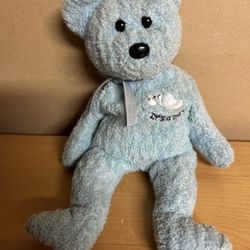 Small "It's a boy" blue teddy bear 