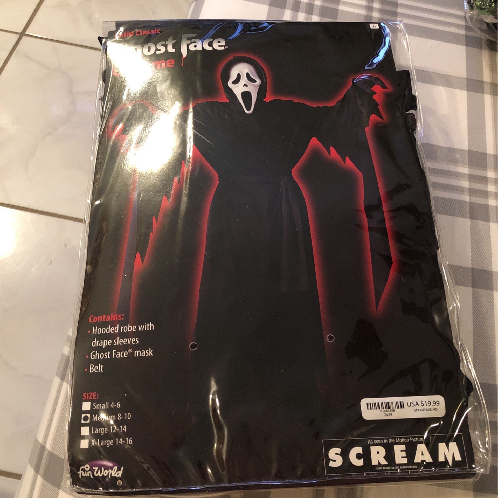 Ghost Face (Scream) Costume 