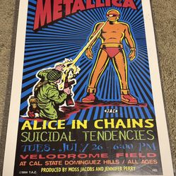 1994 Metallica Poster