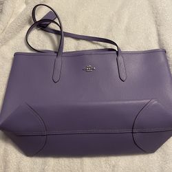 Coach City Tote Purple