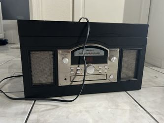 Crossley Tape Cd And Record Player Fm Radio