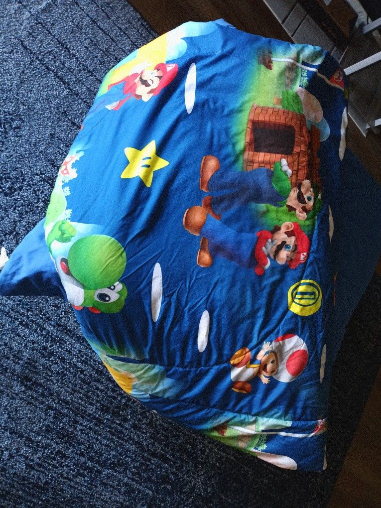 Mario Brother's Bed set Queen