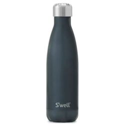 S'well Stainless Steel Water Bottle, 17oz, Blue Suede, Triple-Layered Vacuum Insulated Containers Keeps Drinks Cold for 36 Hours and Hot for 18, BPA F
