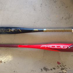 Two Boys Baseball Bats Available 