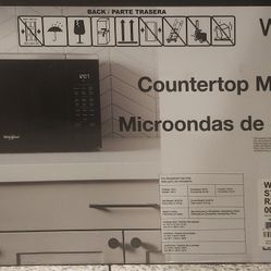 New Whirlpool Countertop Microwave, 2.2 Cu. Ft.