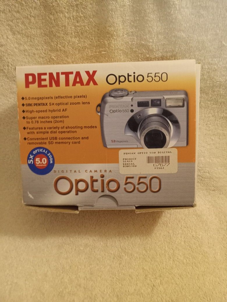 Pentax Optio 550 New