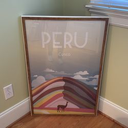 Peru Travel Poster Picture