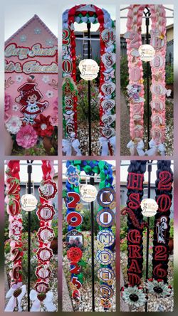 Custom graduation leis