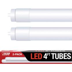Open-Box New Feit Electric 4ft LED Tube 2-pack - 17W 1700 Lumens No Rewiring