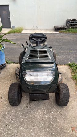 Green Riding Lawn Mower Tractor