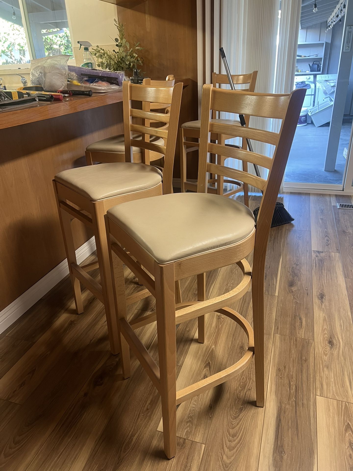 4 Bar Stool Chairs - NEW