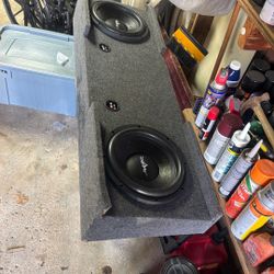 Box Subs.  2 10 Inch Skars 