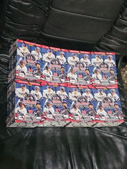 2026 Panini Prizm USA Stars & Stripes Baseball Cards Blaster Box! 8 Box Lot! New Factory Sealed!