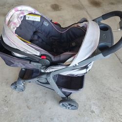 Graco Travel System- Stroller, Infant Car Seat With Extra Base