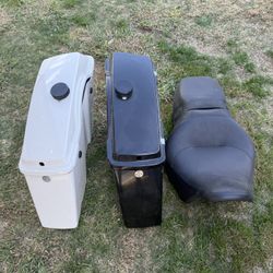 Harley Davidson Side, Saddles And Seat