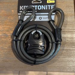 Kryptonite Bike Cable And Padlock