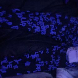 Black And Blue Purple Jeans